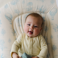 Infant Lounger Wave | Blue Toile