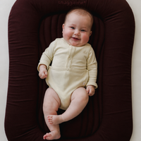 Infant Lounger Wave | Cocoa