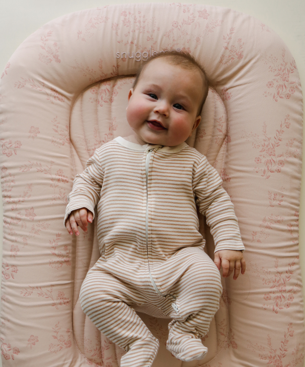 Infant Lounger Wave | Pink Floral