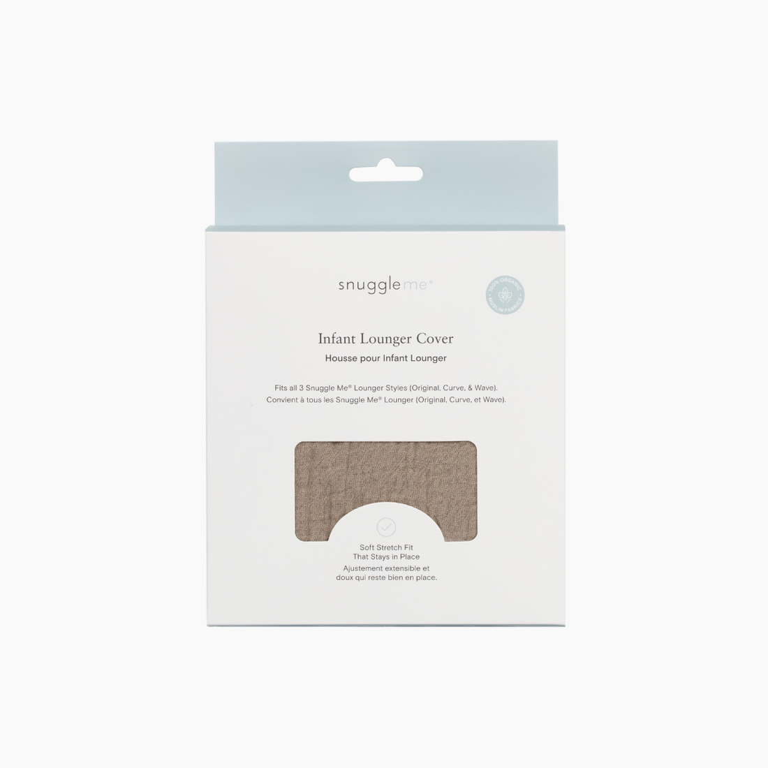 Infant Lounger Muslin Cover | Birch