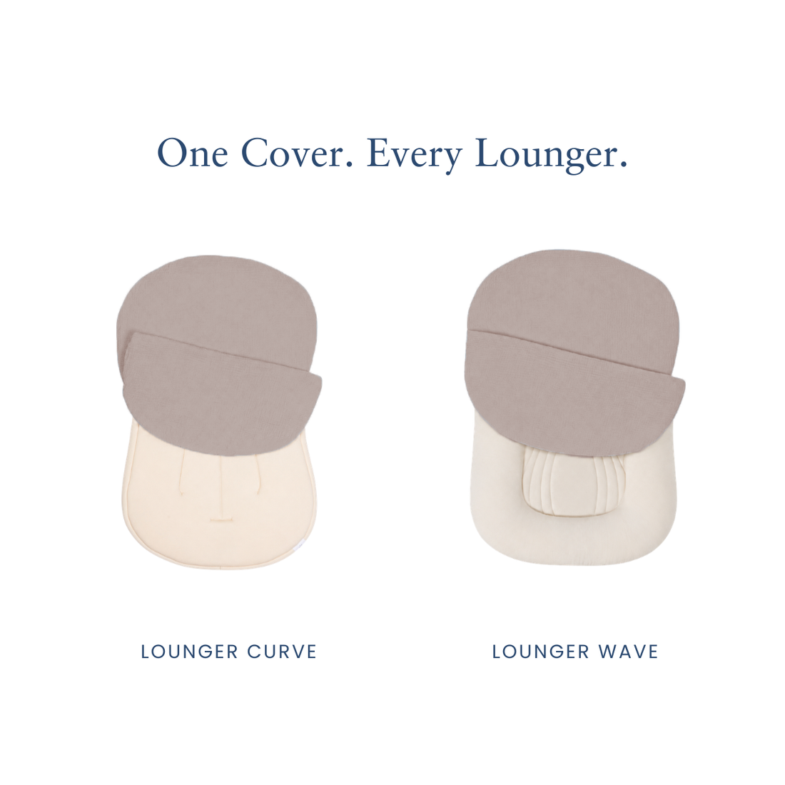 Infant Lounger Muslin Cover | Birch