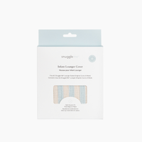 Infant Lounger Muslin Cover | Sky stripe
