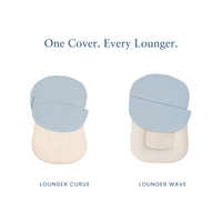Infant Lounger Muslin Cover | Bluebell
