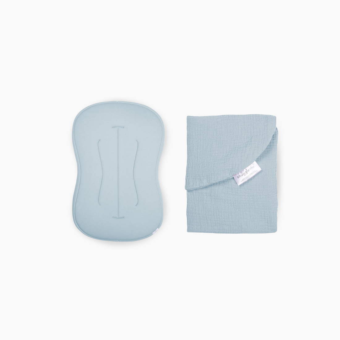 Lounger Curve + Muslin Cover Set | Bluebell