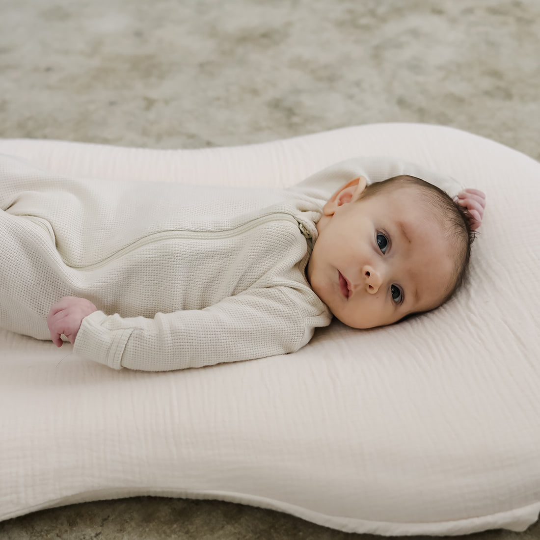 Infant Lounger Muslin Cover | Natural