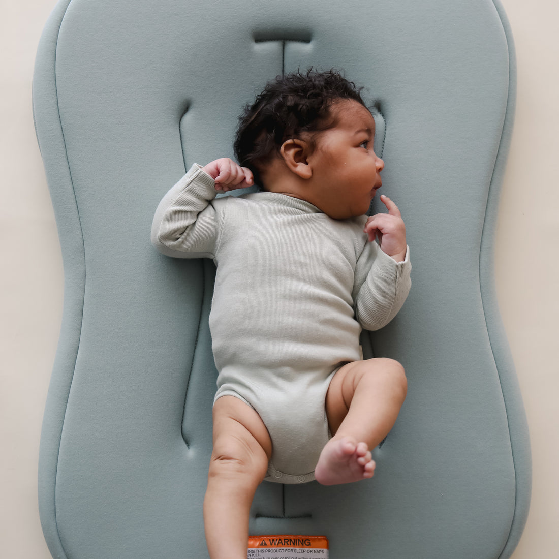 Lounger Curve + Muslin Cover Set | Slate
