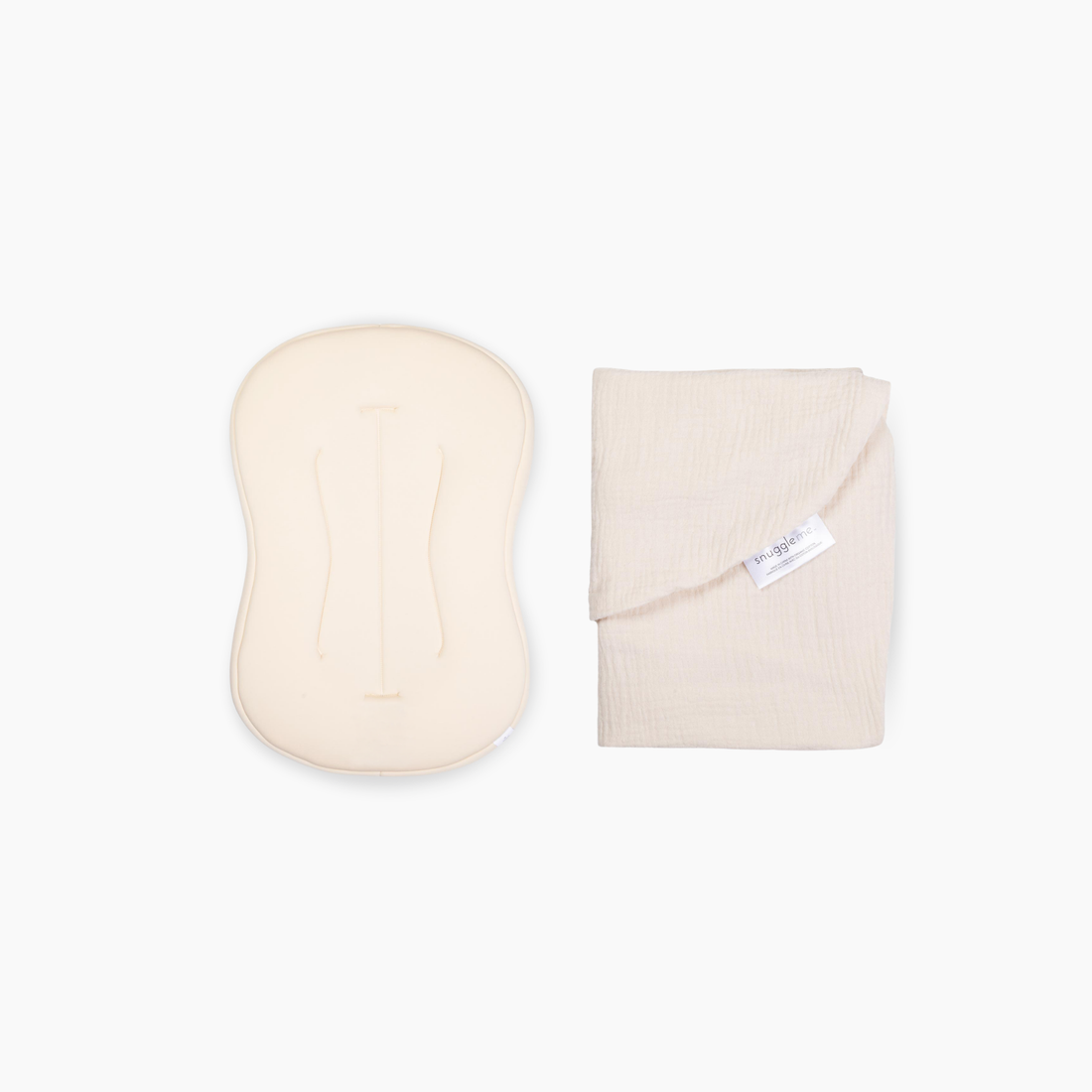 Lounger Curve + Muslin Cover Set | Natural