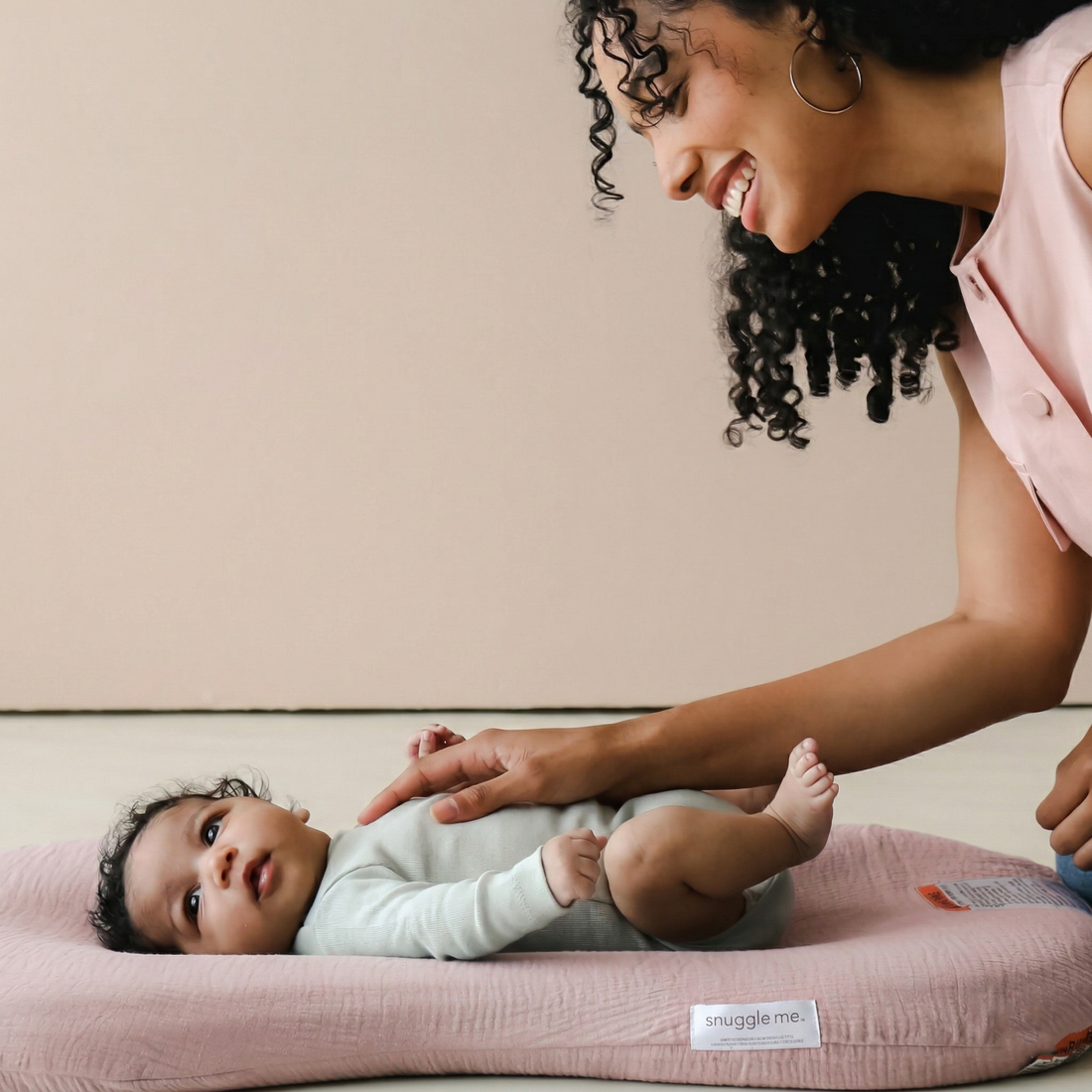 Infant Lounger Muslin Cover | Petal