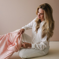 Infant Lounger Muslin Cover | Petal