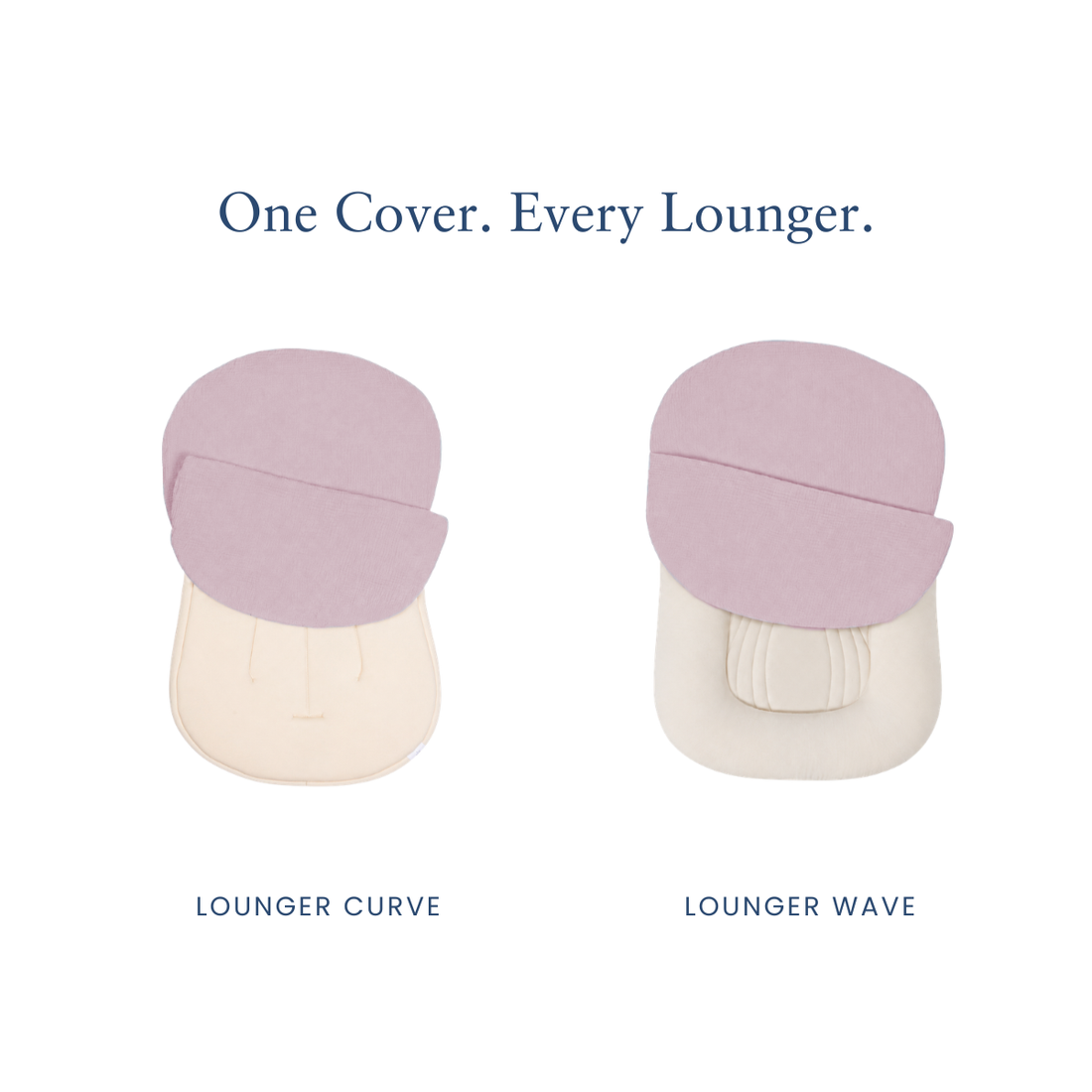 Infant Lounger Muslin Cover | Petal