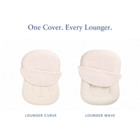 Infant Lounger Muslin Cover | Petal Stripe