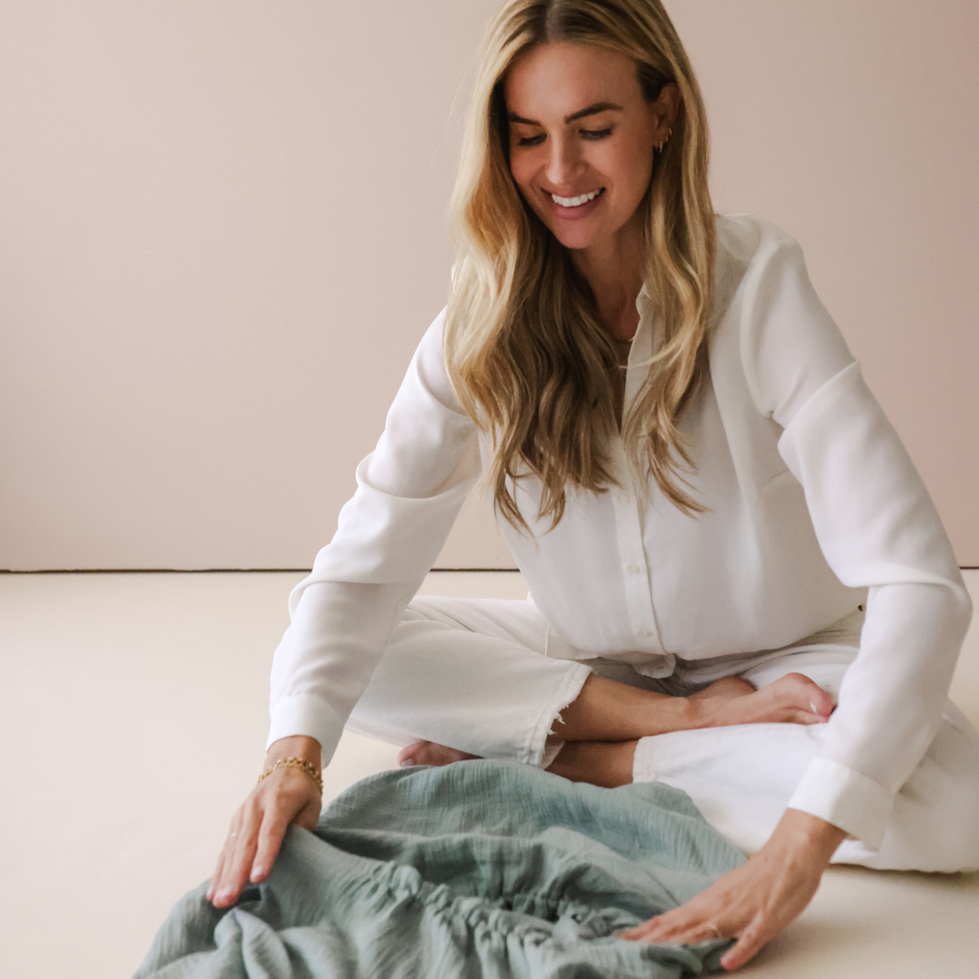 Infant Lounger Muslin Cover | Slate