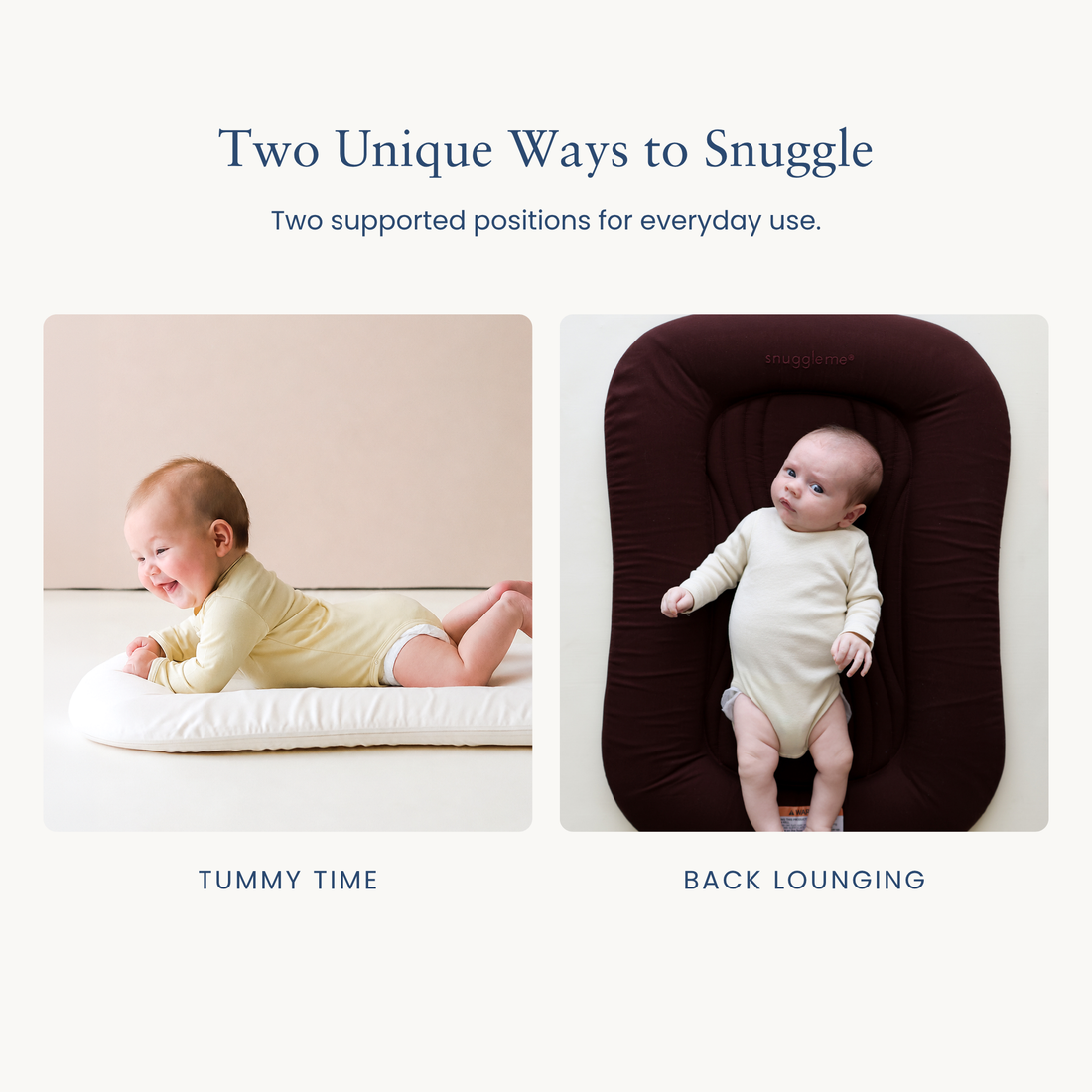 Infant Lounger Wave | Cocoa