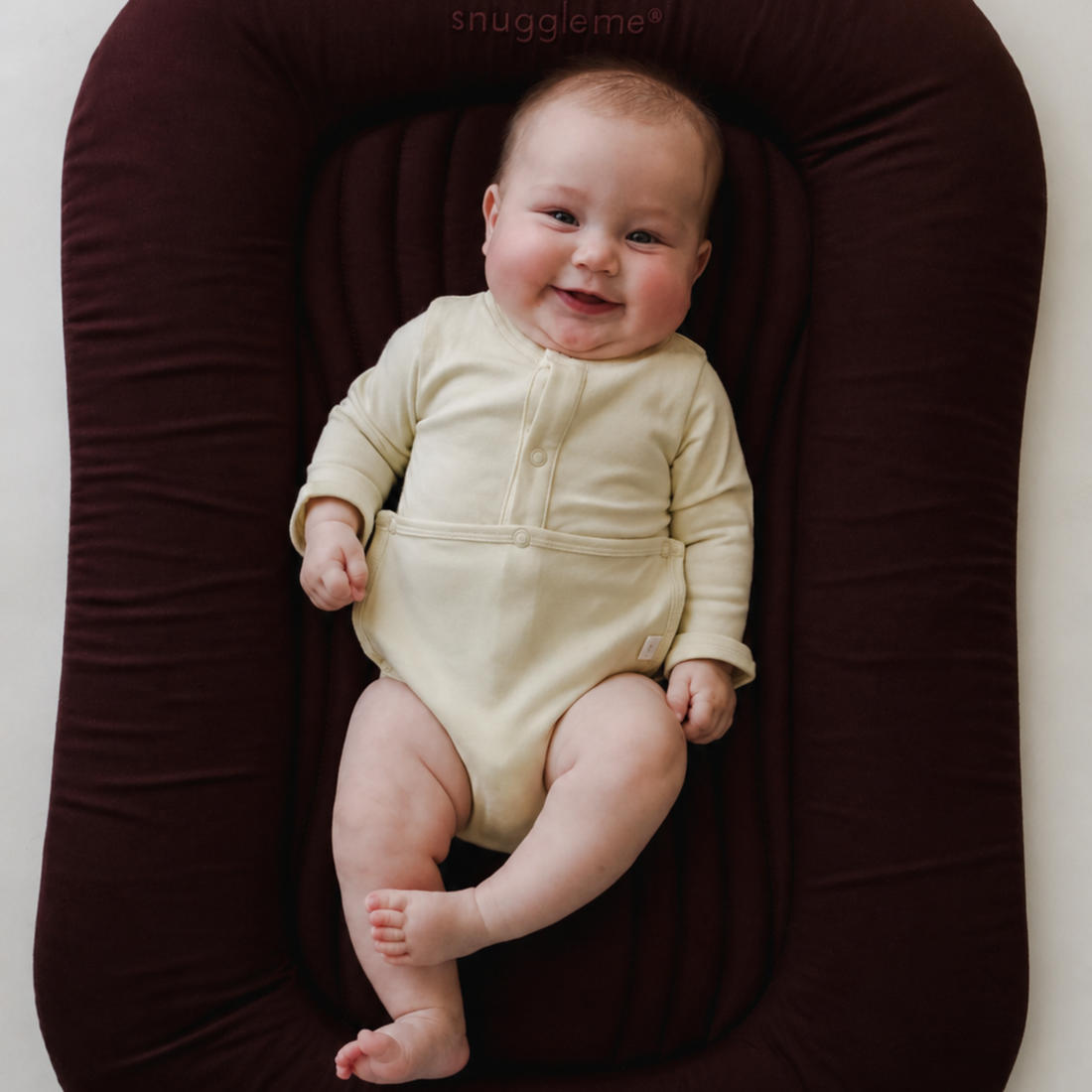 Infant Lounger Wave | Cocoa
