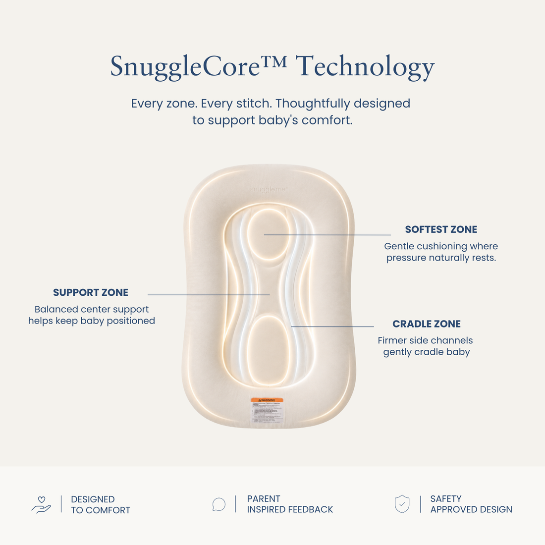 Infant Lounger Wave | Slate
