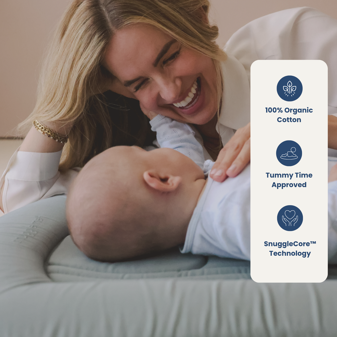 Infant Lounger Wave | Slate