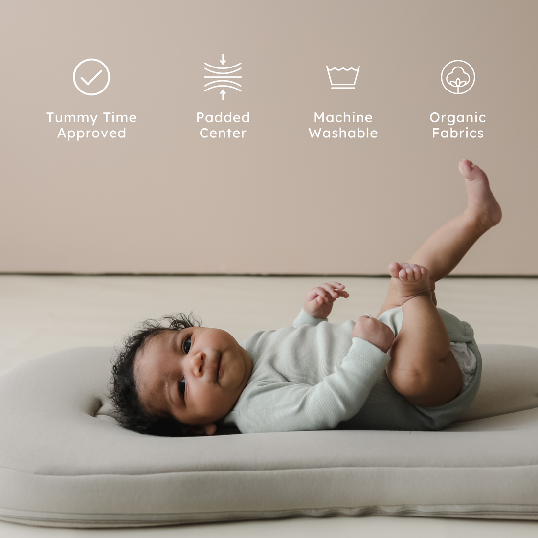 Lounger Curve + Muslin Cover Set | Birch