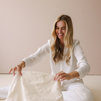 Infant Lounger Muslin Cover | Natural
